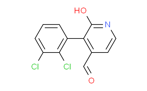 3-(2,3-Dichlorophenyl)-2-hydroxyisonicotinaldehyde