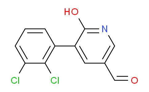 5-(2,3-Dichlorophenyl)-6-hydroxynicotinaldehyde