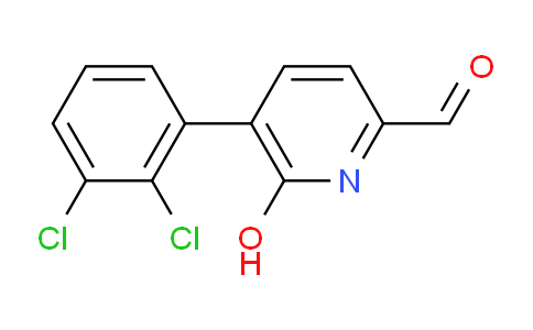5-(2,3-Dichlorophenyl)-6-hydroxypicolinaldehyde