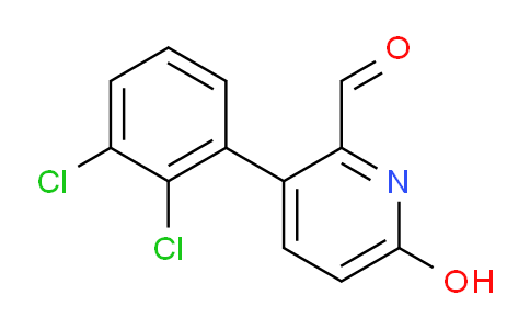3-(2,3-Dichlorophenyl)-6-hydroxypicolinaldehyde
