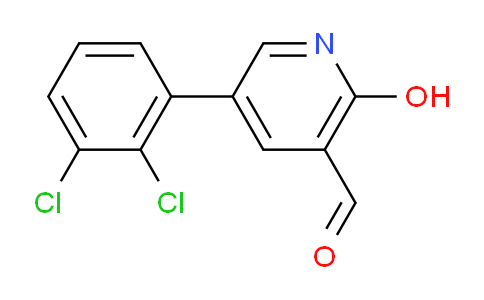 5-(2,3-Dichlorophenyl)-2-hydroxynicotinaldehyde