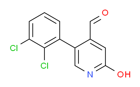5-(2,3-Dichlorophenyl)-2-hydroxyisonicotinaldehyde