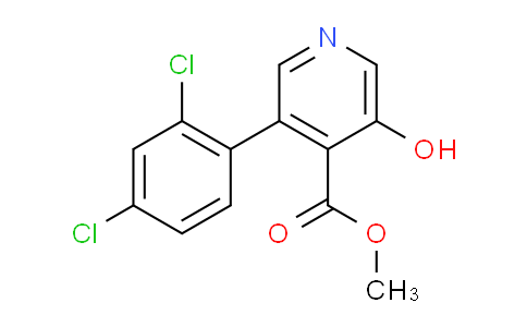 AM86546 | 1361896-21-0 | Methyl 3-(2,4-dichlorophenyl)-5-hydroxyisonicotinate