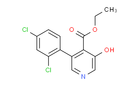 AM86553 | 1361840-63-2 | Ethyl 3-(2,4-dichlorophenyl)-5-hydroxyisonicotinate