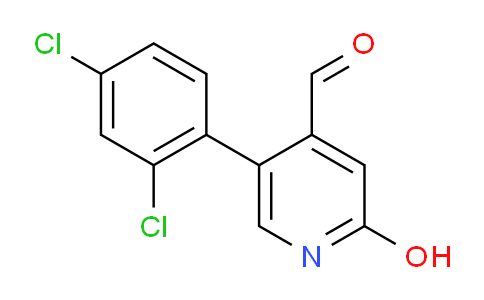 AM86574 | 1361711-83-2 | 5-(2,4-Dichlorophenyl)-2-hydroxyisonicotinaldehyde