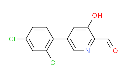 AM86575 | 1361840-91-6 | 5-(2,4-Dichlorophenyl)-3-hydroxypicolinaldehyde