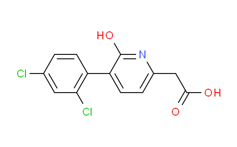 AM86591 | 1361828-29-6 | 3-(2,4-Dichlorophenyl)-2-hydroxypyridine-6-acetic acid