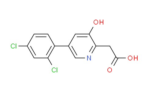 AM86595 | 1361717-43-2 | 5-(2,4-Dichlorophenyl)-3-hydroxypyridine-2-acetic acid