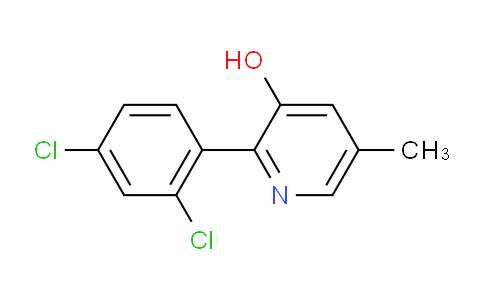 AM86605 | 1361732-02-6 | 2-(2,4-Dichlorophenyl)-3-hydroxy-5-methylpyridine