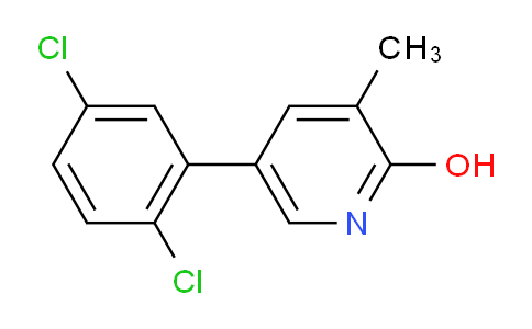 5-(2,5-Dichlorophenyl)-2-hydroxy-3-methylpyridine
