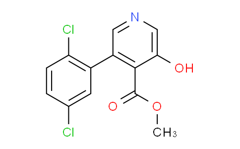 AM86668 | 1361718-76-4 | Methyl 3-(2,5-dichlorophenyl)-5-hydroxyisonicotinate