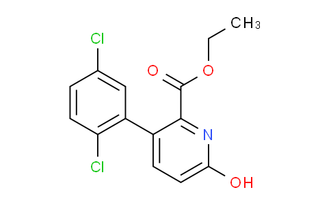AM86672 | 1361799-29-2 | Ethyl 3-(2,5-dichlorophenyl)-6-hydroxypicolinate