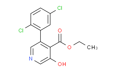 AM86675 | 1361799-34-9 | Ethyl 3-(2,5-dichlorophenyl)-5-hydroxyisonicotinate