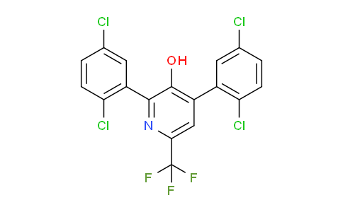 2,4-Bis(2,5-dichlorophenyl)-3-hydroxy-6-(trifluoromethyl)pyridine