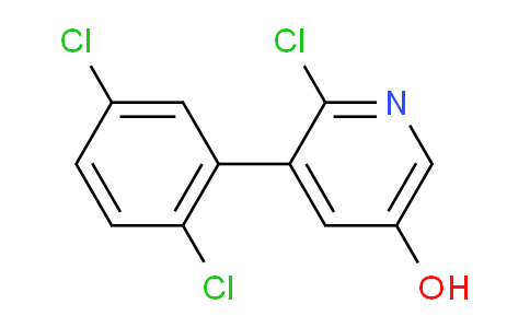 2-Chloro-3-(2,5-dichlorophenyl)-5-hydroxypyridine