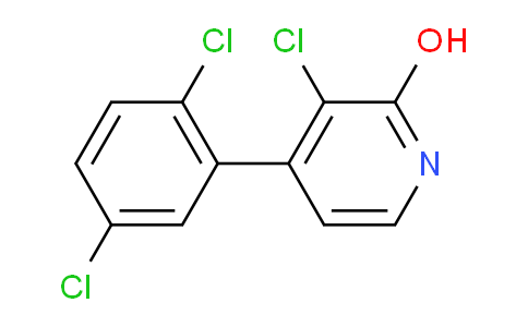 3-Chloro-4-(2,5-dichlorophenyl)-2-hydroxypyridine