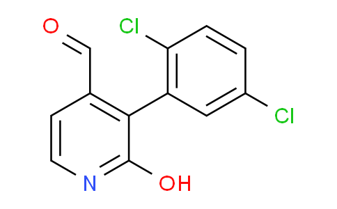 AM86691 | 1361862-84-1 | 3-(2,5-Dichlorophenyl)-2-hydroxyisonicotinaldehyde