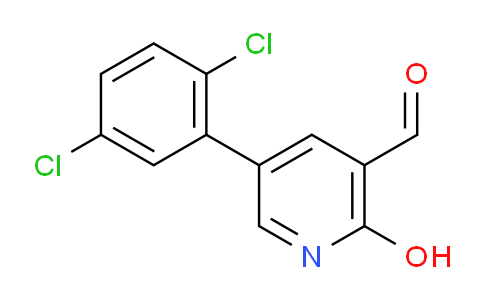 5-(2,5-Dichlorophenyl)-2-hydroxynicotinaldehyde
