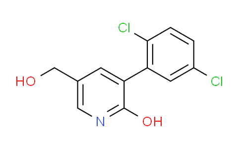 3-(2,5-Dichlorophenyl)-2-hydroxypyridine-5-methanol