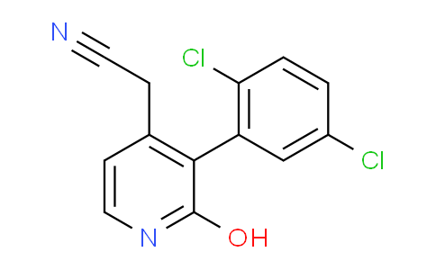 3-(2,5-Dichlorophenyl)-2-hydroxypyridine-4-acetonitrile