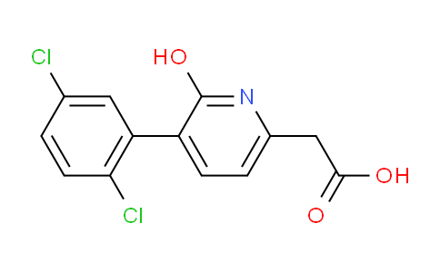 AM86713 | 1361804-25-2 | 3-(2,5-Dichlorophenyl)-2-hydroxypyridine-6-acetic acid