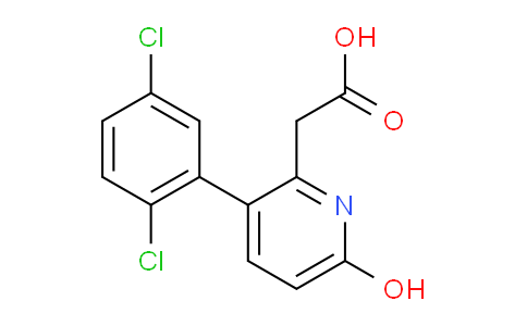 AM86714 | 1361866-37-6 | 3-(2,5-Dichlorophenyl)-6-hydroxypyridine-2-acetic acid
