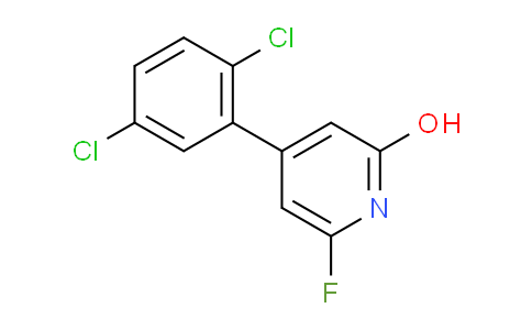 4-(2,5-Dichlorophenyl)-6-fluoro-2-hydroxypyridine