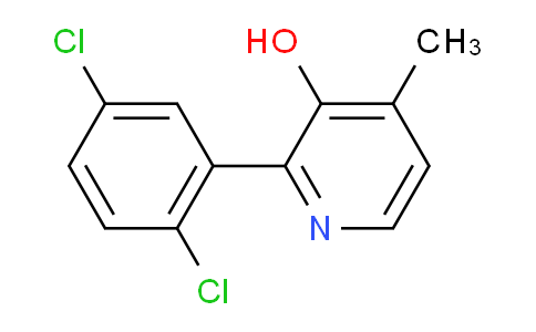 2-(2,5-Dichlorophenyl)-3-hydroxy-4-methylpyridine