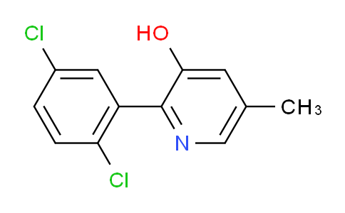 2-(2,5-Dichlorophenyl)-3-hydroxy-5-methylpyridine
