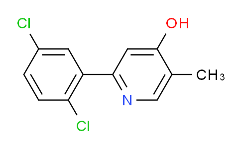 2-(2,5-Dichlorophenyl)-4-hydroxy-5-methylpyridine