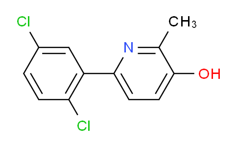 6-(2,5-Dichlorophenyl)-3-hydroxy-2-methylpyridine