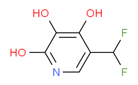 5-(Difluoromethyl)-2,3,4-trihydroxypyridine