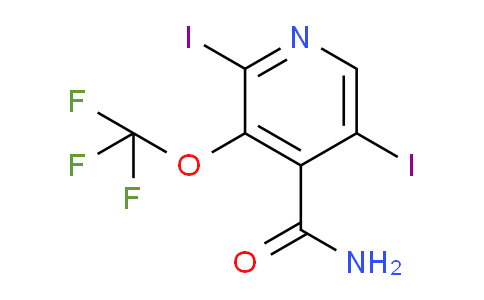 AM86865 | 1804032-47-0 | 2,5-Diiodo-3-(trifluoromethoxy)pyridine-4-carboxamide