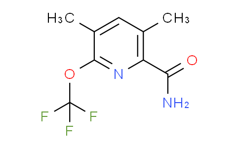 3,5-Dimethyl-2-(trifluoromethoxy)pyridine-6-carboxamide