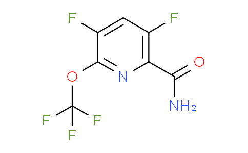 3,5-Difluoro-2-(trifluoromethoxy)pyridine-6-carboxamide