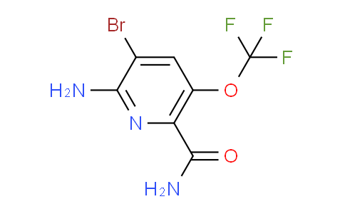 2-Amino-3-bromo-5-(trifluoromethoxy)pyridine-6-carboxamide