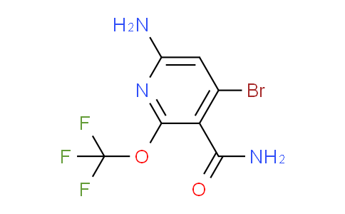 6-Amino-4-bromo-2-(trifluoromethoxy)pyridine-3-carboxamide