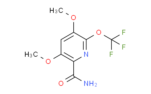 3,5-Dimethoxy-2-(trifluoromethoxy)pyridine-6-carboxamide