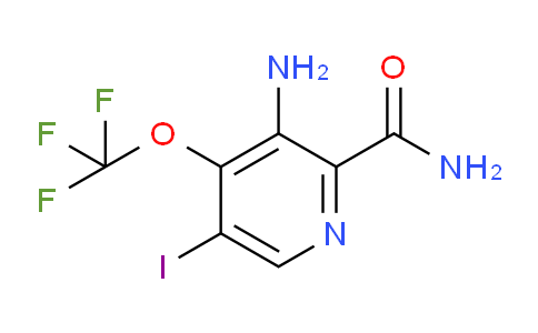 3-Amino-5-iodo-4-(trifluoromethoxy)pyridine-2-carboxamide