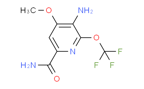 3-Amino-4-methoxy-2-(trifluoromethoxy)pyridine-6-carboxamide