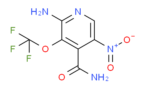 2-Amino-5-nitro-3-(trifluoromethoxy)pyridine-4-carboxamide