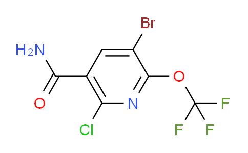 3-Bromo-6-chloro-2-(trifluoromethoxy)pyridine-5-carboxamide