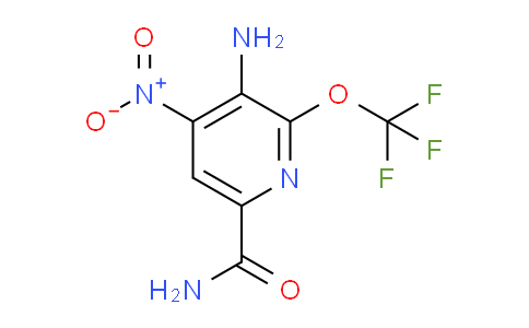3-Amino-4-nitro-2-(trifluoromethoxy)pyridine-6-carboxamide