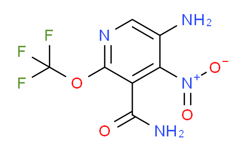 5-Amino-4-nitro-2-(trifluoromethoxy)pyridine-3-carboxamide