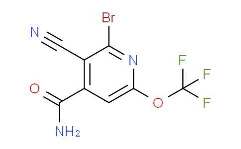 2-Bromo-3-cyano-6-(trifluoromethoxy)pyridine-4-carboxamide