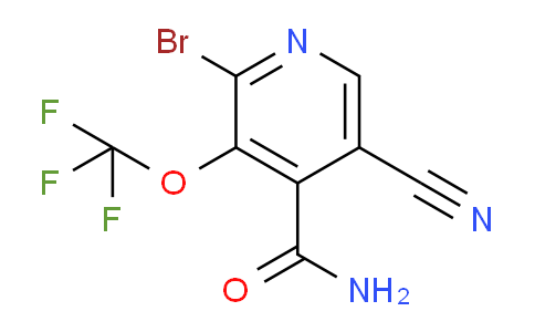AM87296 | 1806105-88-3 | 2-Bromo-5-cyano-3-(trifluoromethoxy)pyridine-4-carboxamide