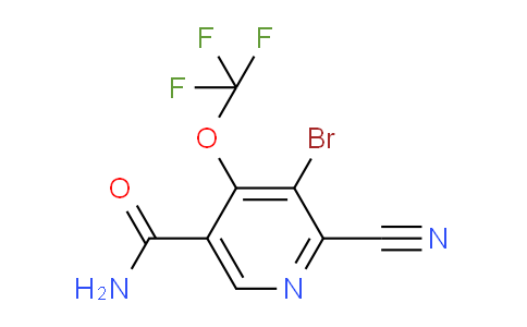 AM87306 | 1804599-41-4 | 3-Bromo-2-cyano-4-(trifluoromethoxy)pyridine-5-carboxamide