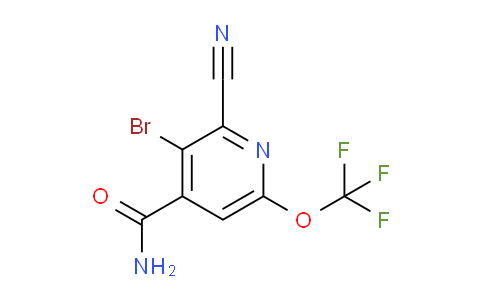 AM87308 | 1806084-52-5 | 3-Bromo-2-cyano-6-(trifluoromethoxy)pyridine-4-carboxamide