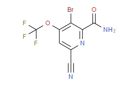 AM87324 | 1804646-99-8 | 3-Bromo-6-cyano-4-(trifluoromethoxy)pyridine-2-carboxamide