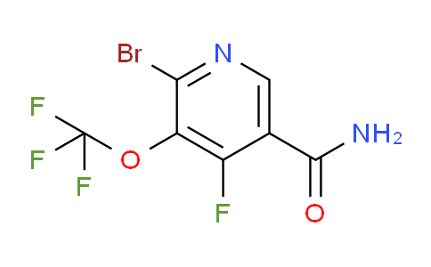 2-Bromo-4-fluoro-3-(trifluoromethoxy)pyridine-5-carboxamide